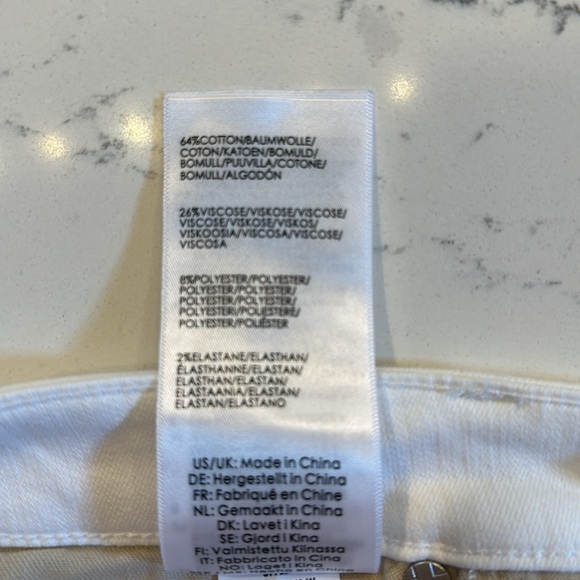 Liver Pool “The Crop” white Jeans - Picture 5 of 5